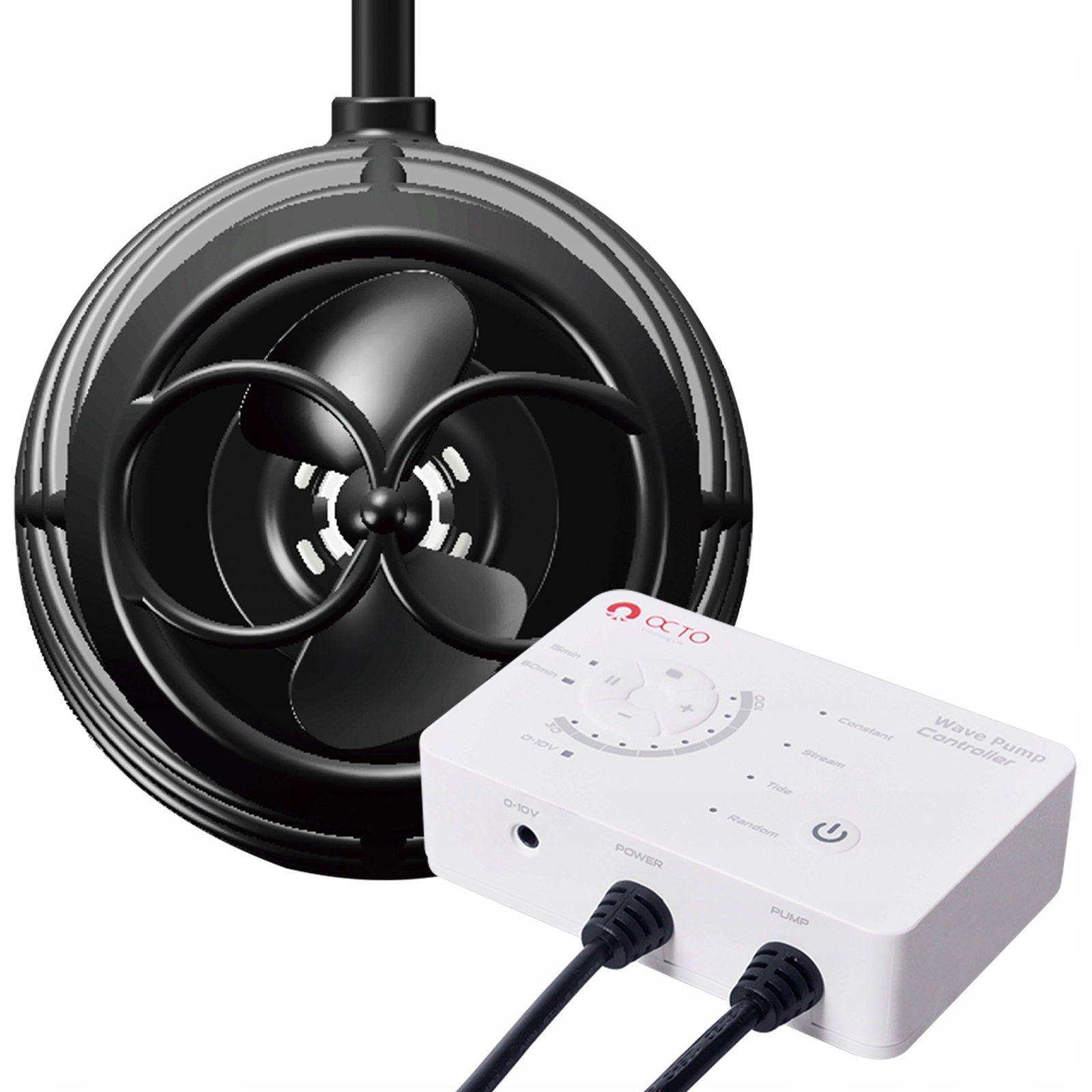 Levně Ultra Tiché A Energeticky Úsporné Vlnové Čerpadlo 6000L 360 Stupňů Do Akvária