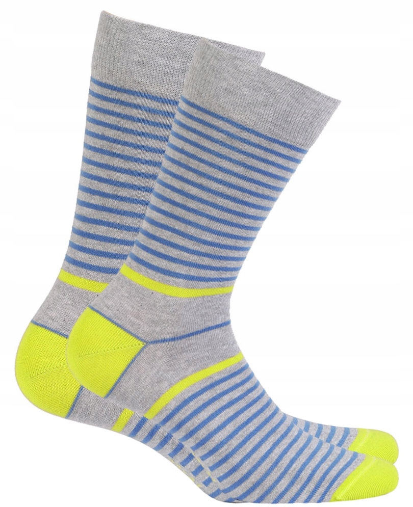 

Skarpety Wola Perfect Man Casual 45-47 paski/nieb