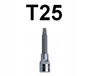 

Bit Torx T25/ TX25 x 100mm z nasadką 1/2 Jonnesway