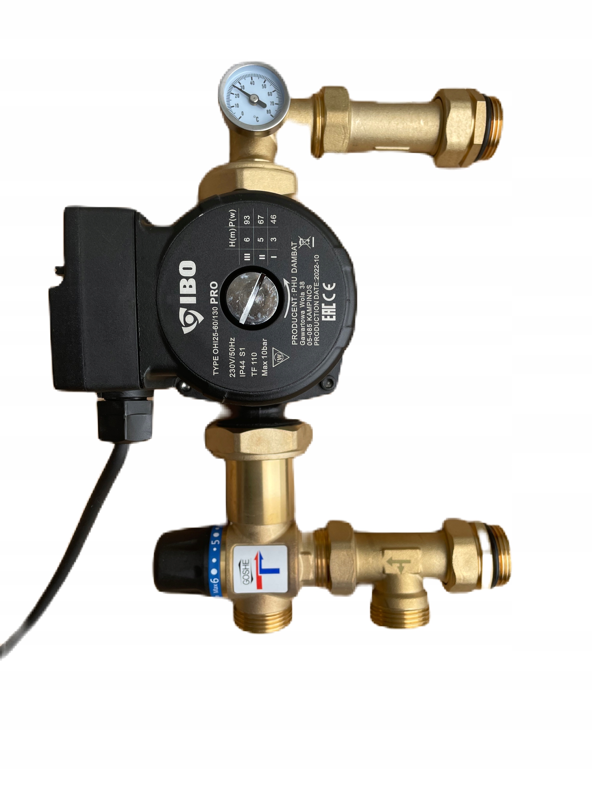 Miešacia skupina Podlahová doska Ohi Pro 25-60/130 Rozstup 235 mm