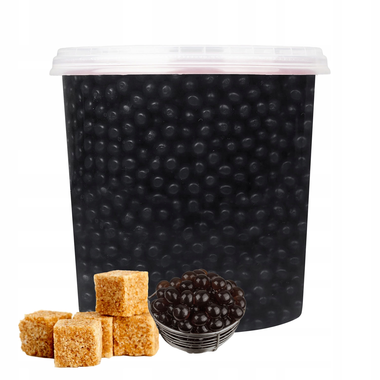 Bubble Tea Popping Boba Kulki pękające Brązowy Cukier 3,4 kg Crazy Bubble