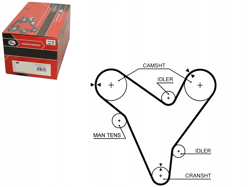 РЕМІНЬ ROZRZADU GATES Kl0112205 3396756 F32z6268b
