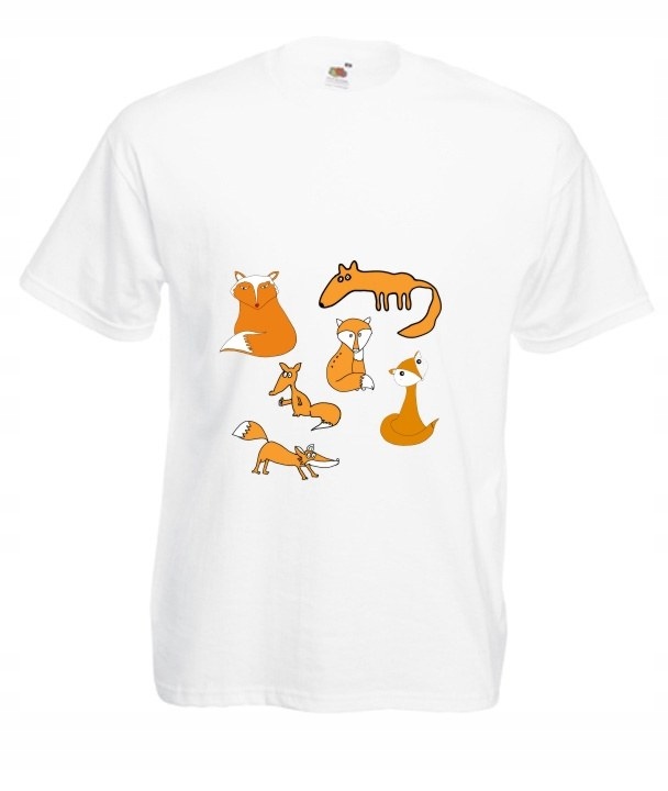 

Wzory Lis śmieszne Fox Foxy rozmiary liseK