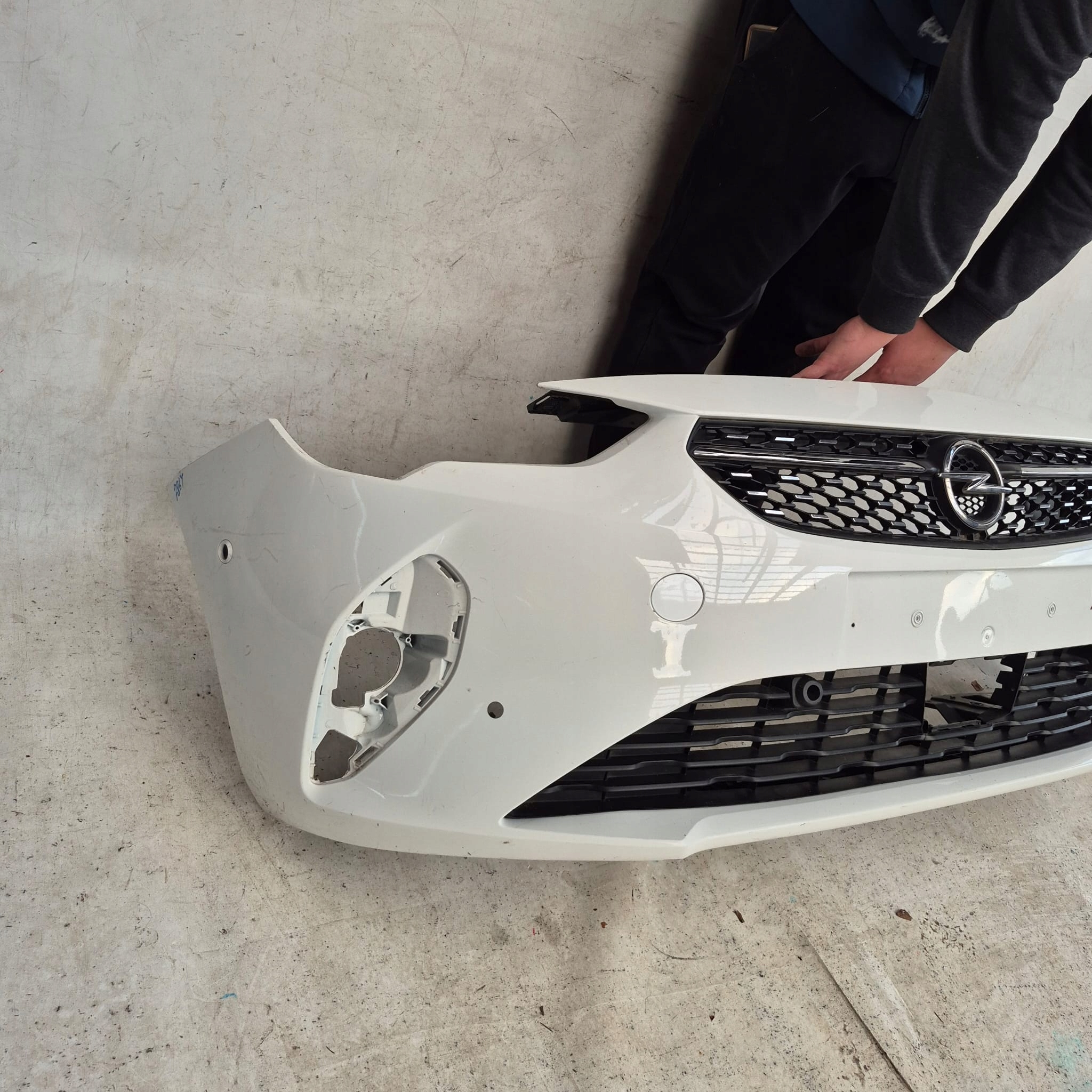 OPEL CORSA F 19- bumper front front grill cover PDC 9830280980