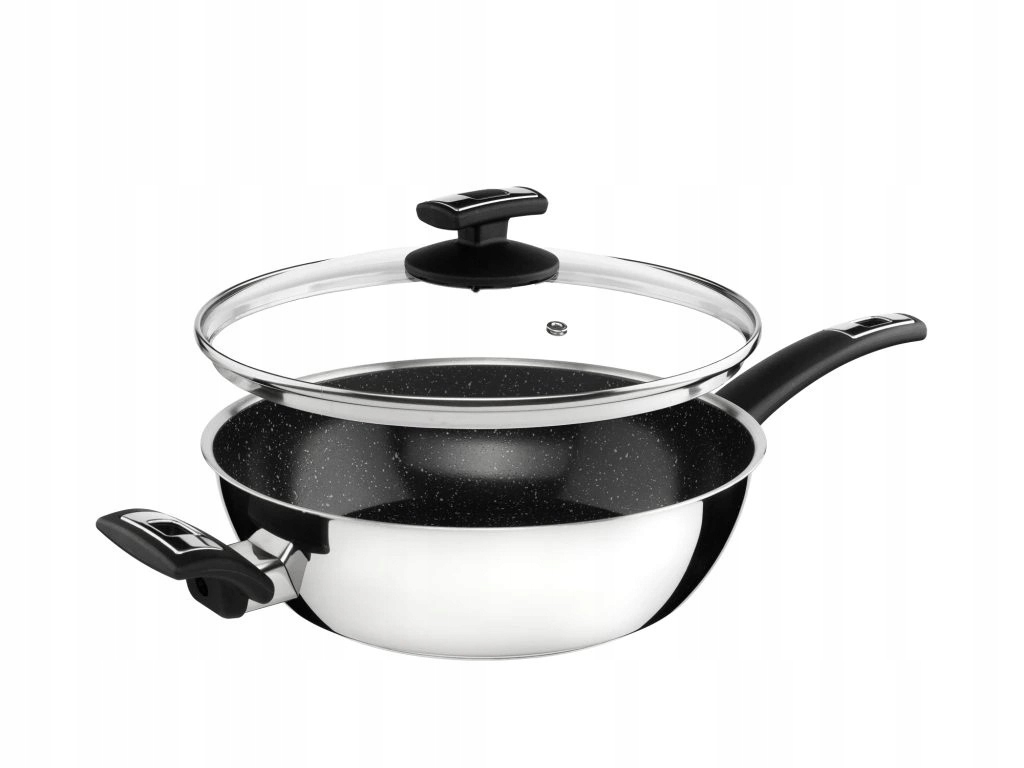 Panvica Cerammax Pro Comfort, s rukoväťou a držadlom, s vekom, priemer 26 c