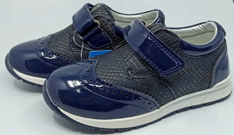 Półbuty w.skóra profil r27 17,1 granat P6-22 Rozmiar (new) 27