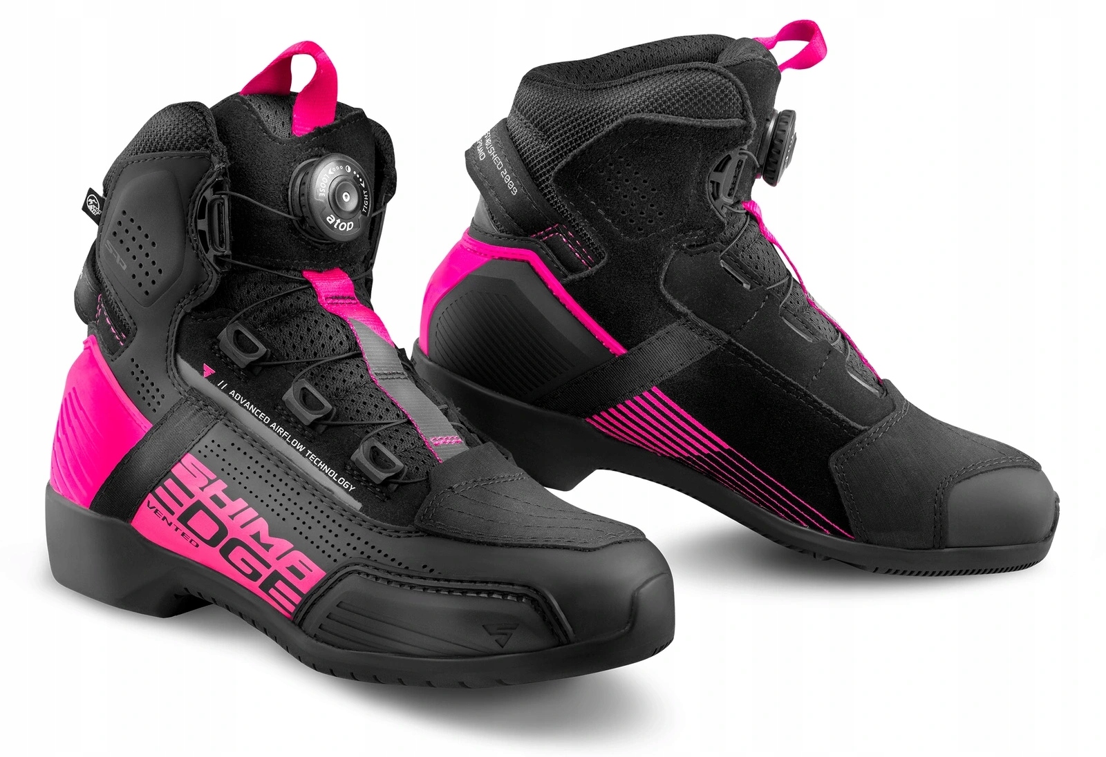 Shima Edge Vent Lady Pink Mestské Motocyklové Topánky Krátke Dámske Ružové