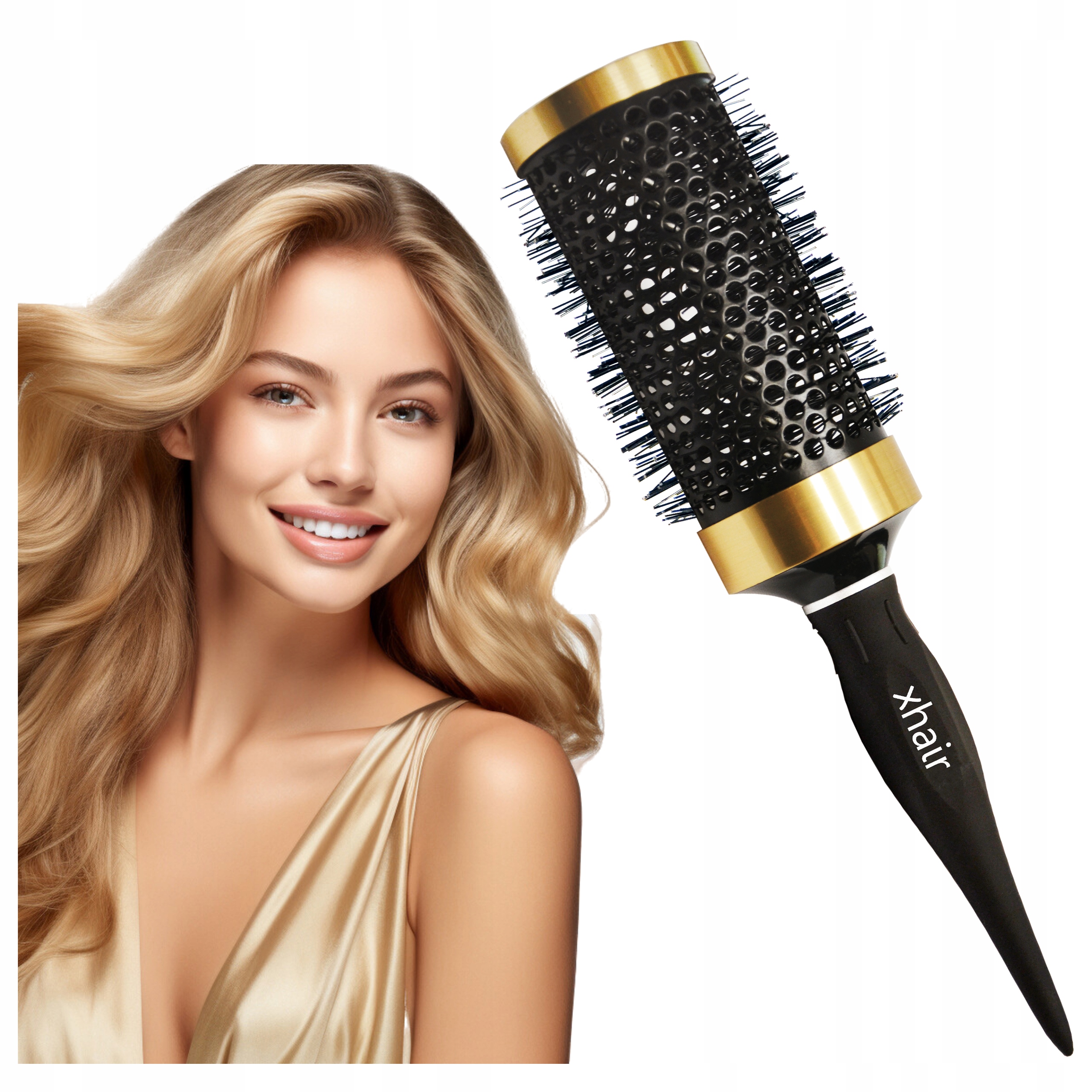 Szczotka do modelowania włosów gruba DUŻA Okrągła TERMICZNA SZPIKULEC 50mm