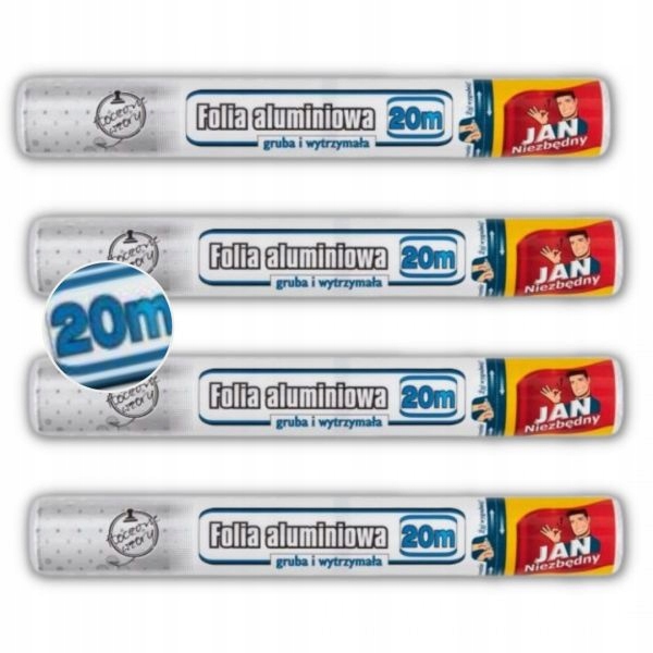 

Folia aluminiowa Jan Niezbędny gruba i długa