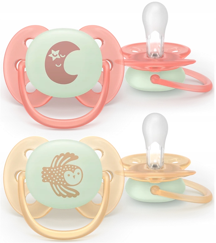 PHILIPS AVENT SMOCZEK USPOKAJAJĄCY ULTRA SOFT 0-6m 2szt NIGHTTIME