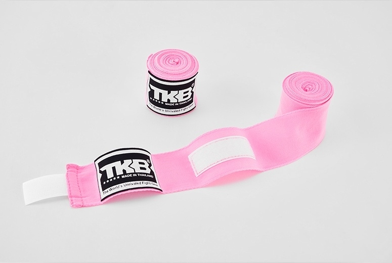 

Bandaże/owijki Bokserskie 4M Top King Różowy 4M