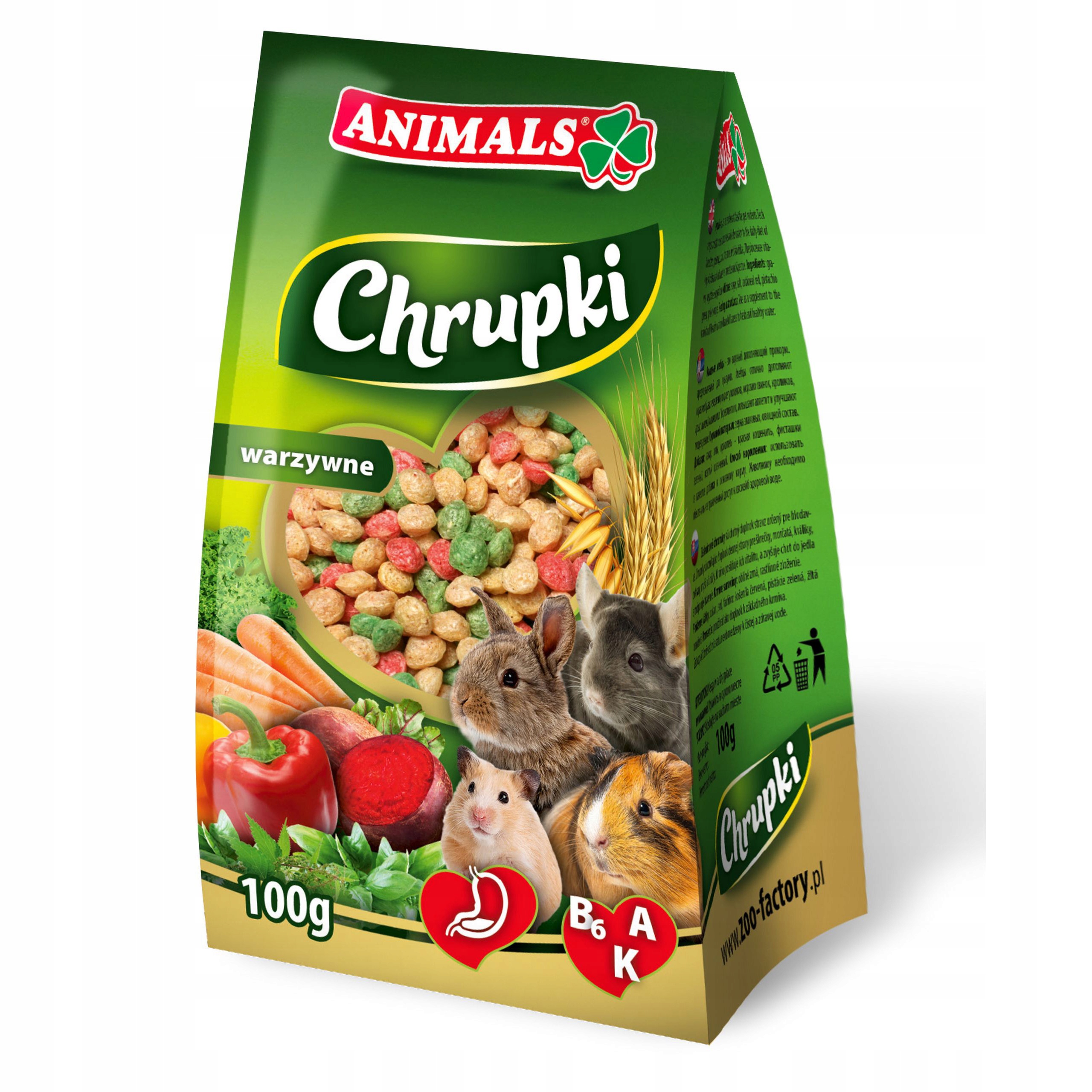 Animals Zeleninové křupky pro hlodavce