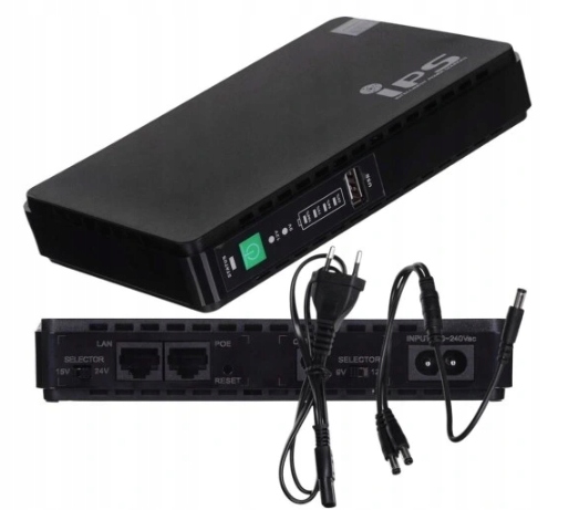 Záložní zdroj Ips RouterUPS-30-POE DC 30W, 9V/12V PoE15V/24V 8800mAh