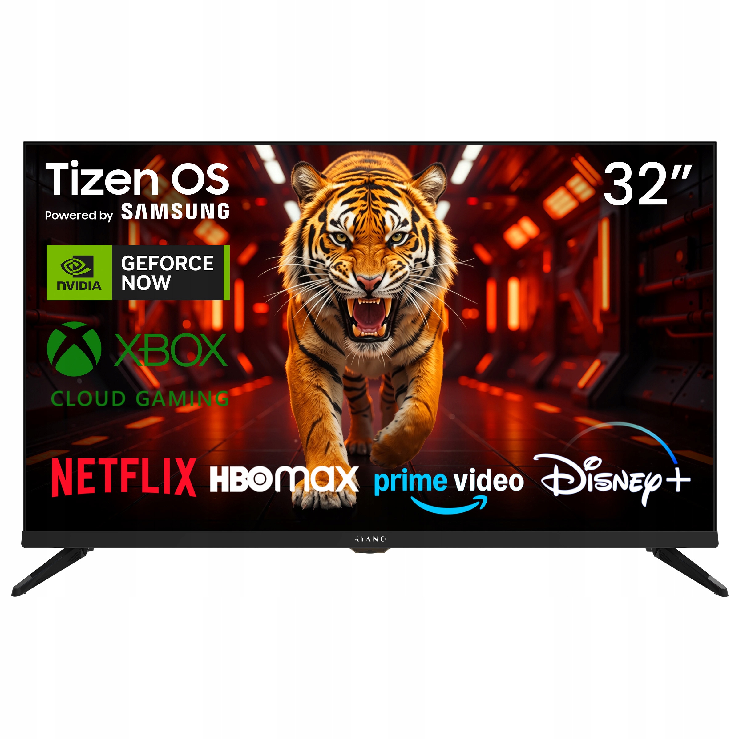 Televízor Kiano Elegance 32 Tizen Os Powered by Samsung Netflix, Hbo Prime