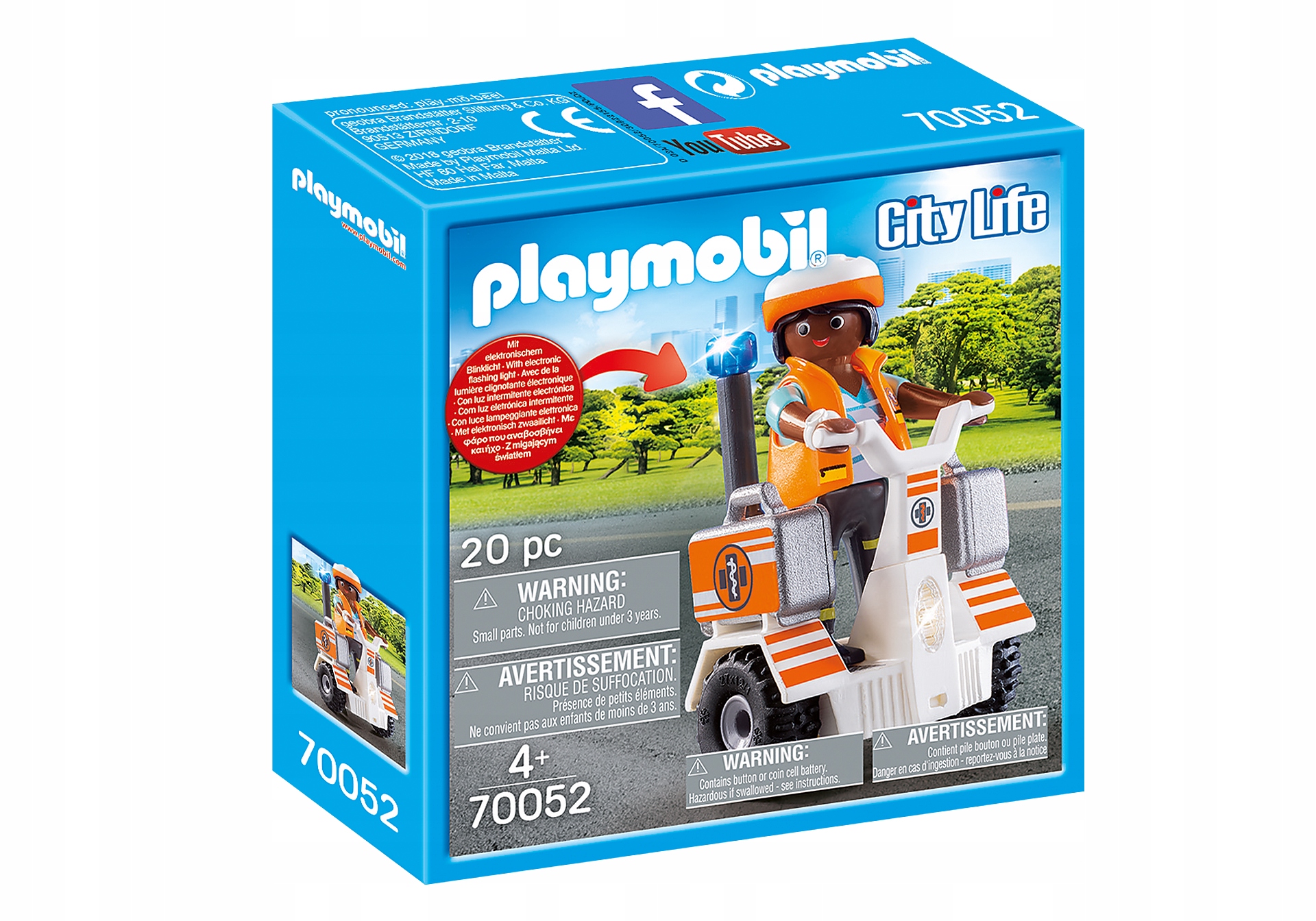 

Playmobil 70052 Hulajnoga ratunkowa