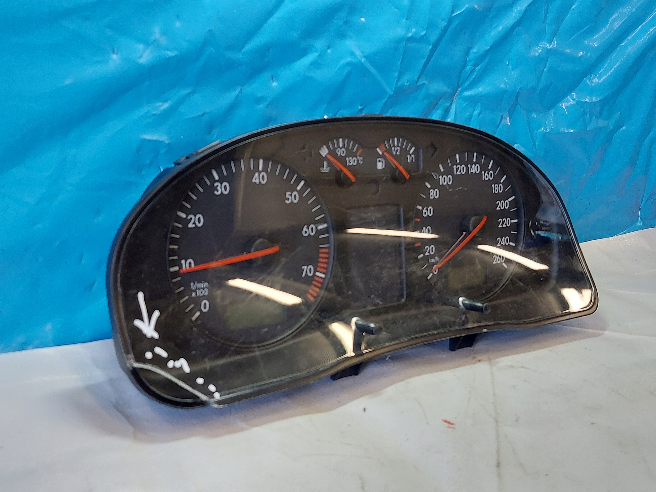 dials clock PASSAT B5 1.8 20V 3B0919861B