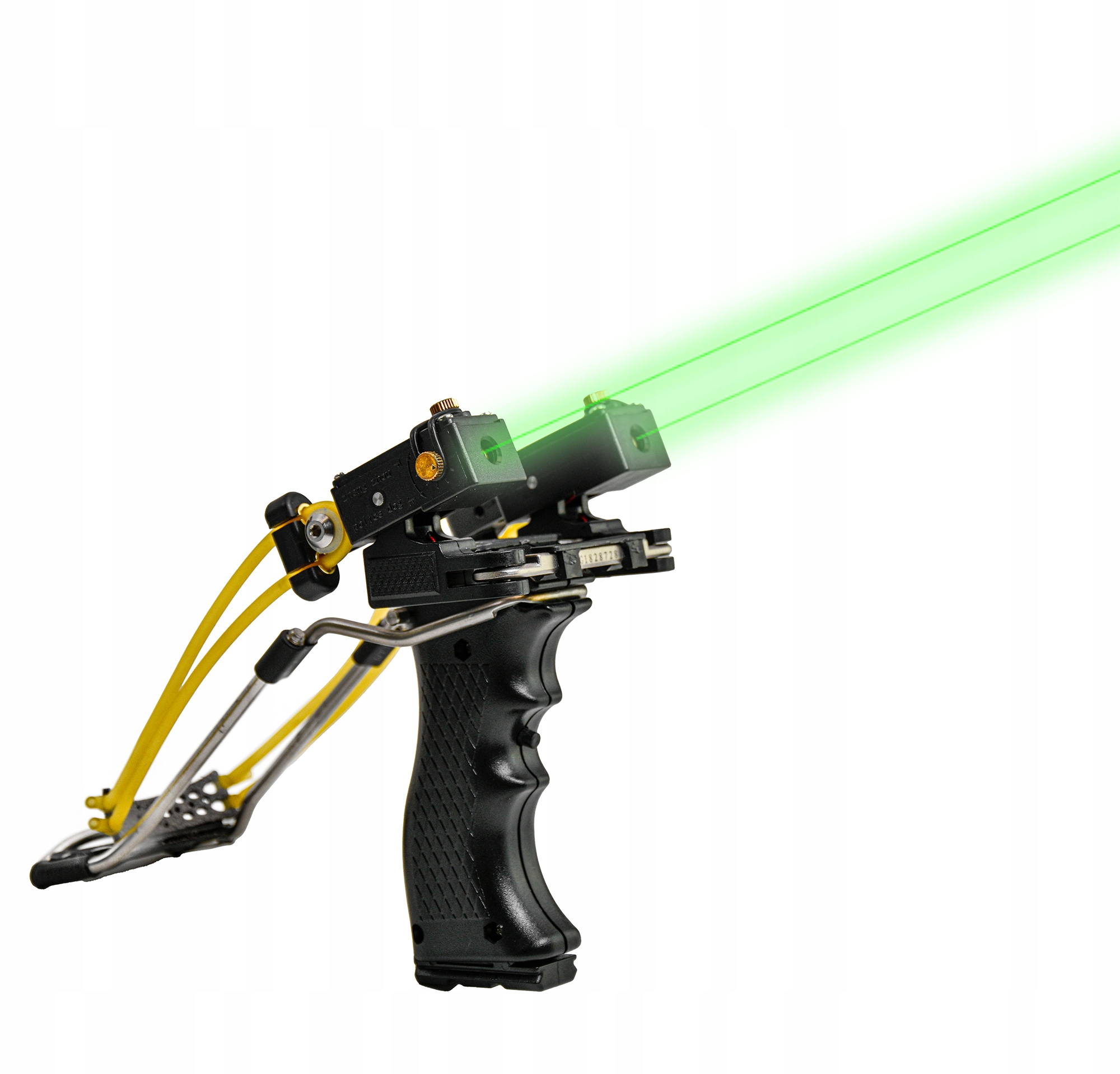 Silný Prak Zelený Dvojitý Laserový Zaměřovač Lov Střelba