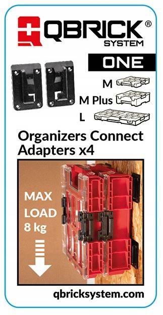 Qbrick System ONE Organizers Connect Adaptery Marka Qbrick system