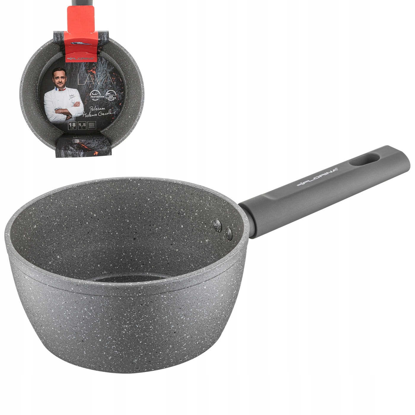 

Florina Rondel Lava Stone 18 cm 1,5L szary