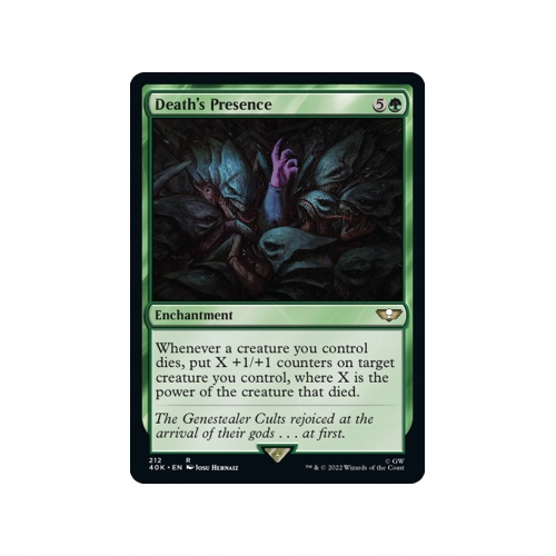 Mtg Death's Presence (Rare)