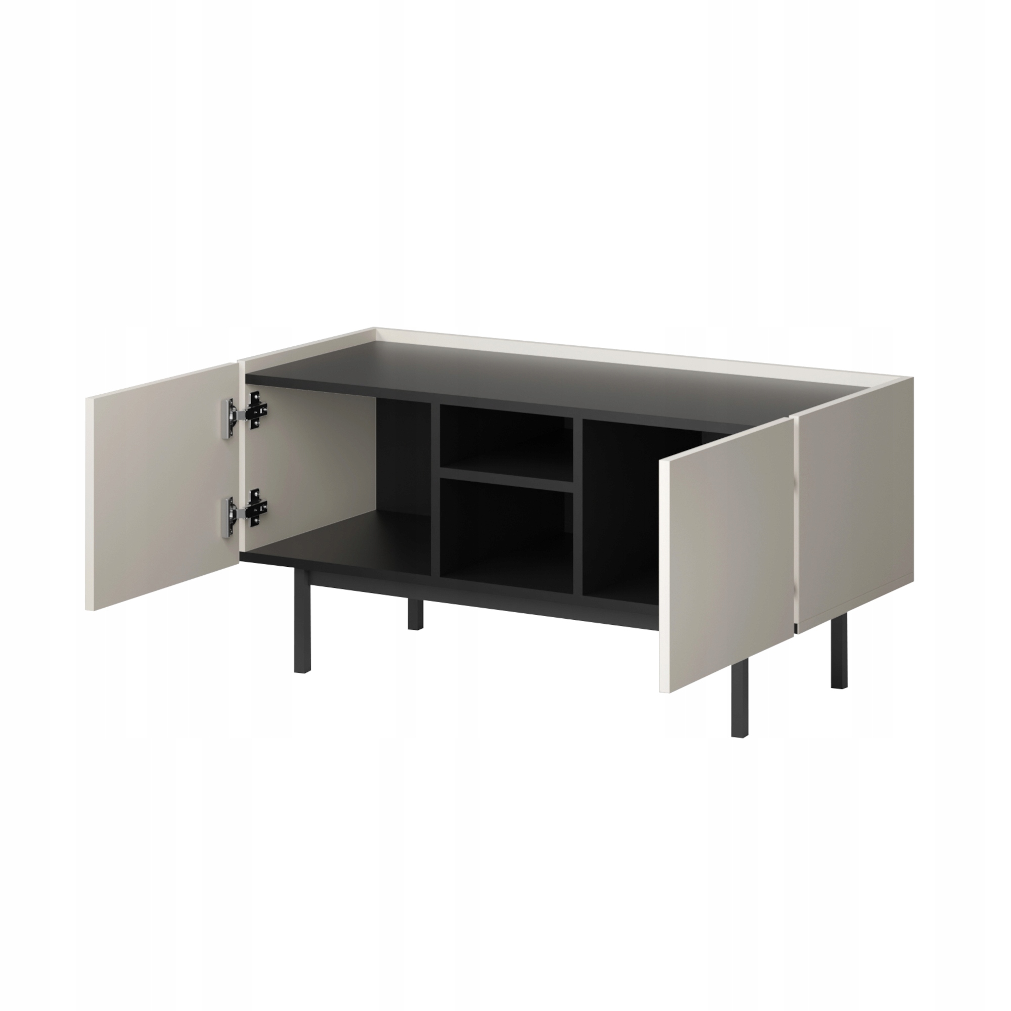 Szafka RTV stojąca Noel 100 Kaszmir / Czarny