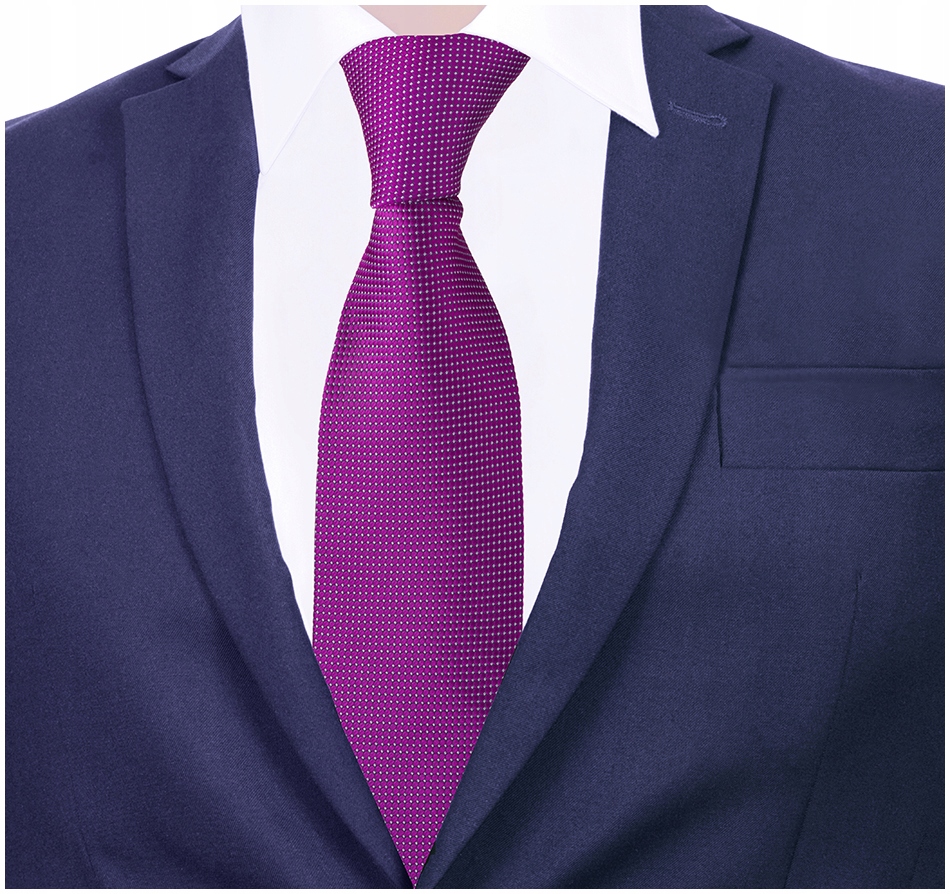 

Do Garnituru Klasyczny Krawat Męski w Groszki rc50