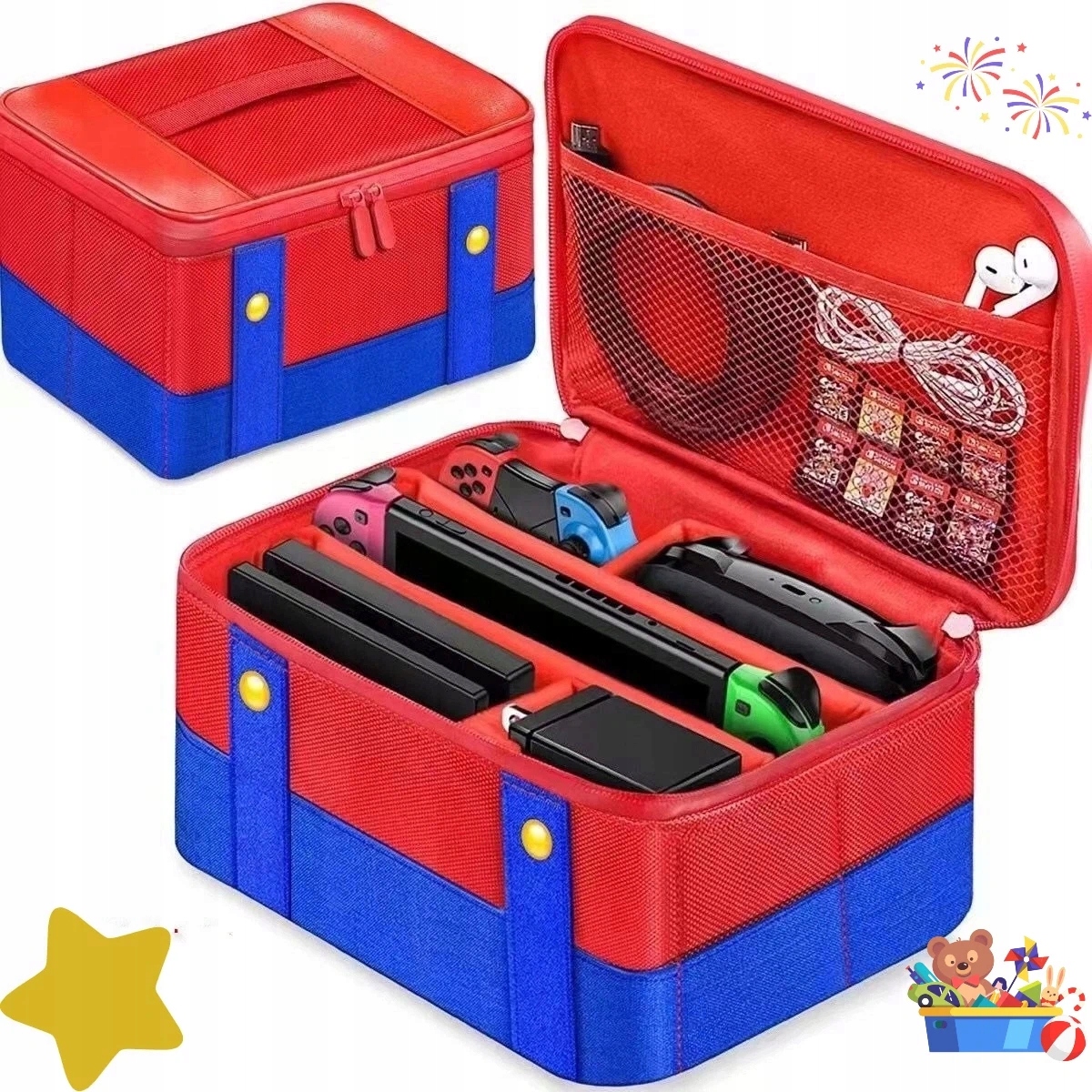 ETUI NA NINTENDO SWITCH Z WYTRZYMAŁĄ TKANINĄ OXFORD DO CHRONIENIA KONSOLI