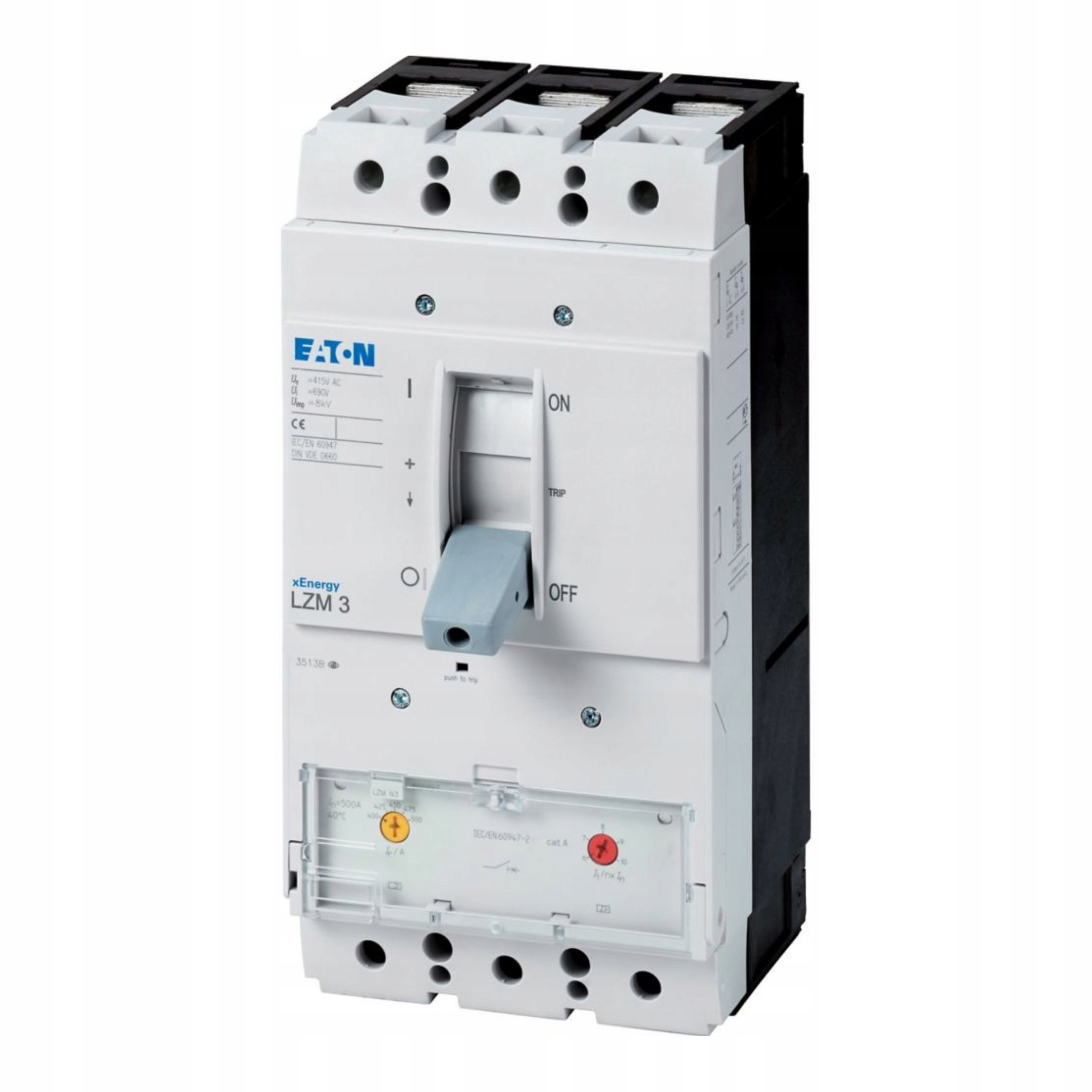 Vypínač výkonu LZM3 3-pólový Ir=320-400A 50kA LZMN3-A400-I 111967 Eaton