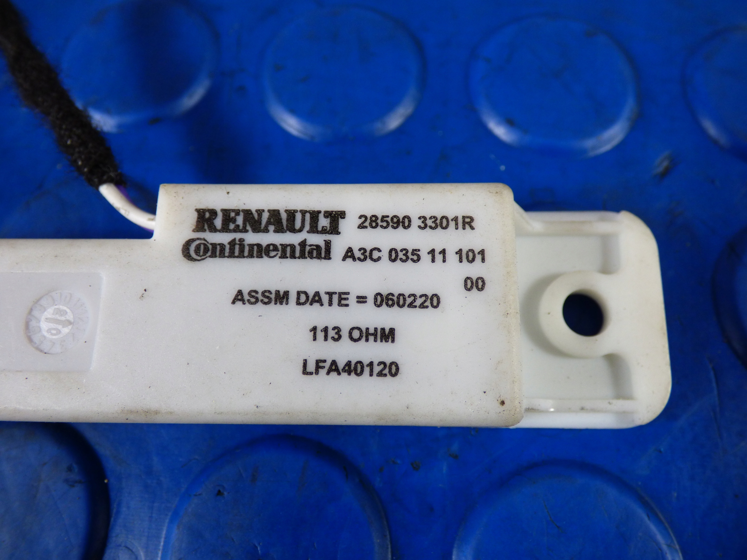 Antenne KEYLESS 285903301R RENAULT CAPTUR II 2019R