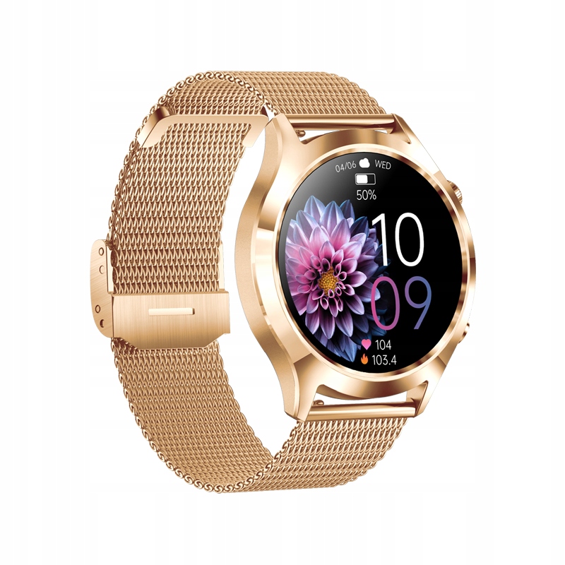 DAMSKI SMARTWATCH Z FUNKCJĄ PULS ROZMÓW MENU PL Kompatybilność systemowa Android iOS