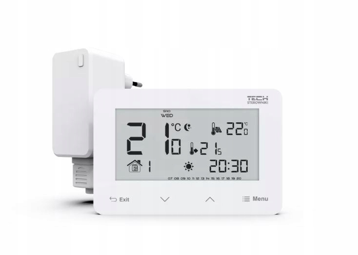 Tech ST-293Zv2 Biały bezprzewodowy regulator pokojowy 230V kc431
