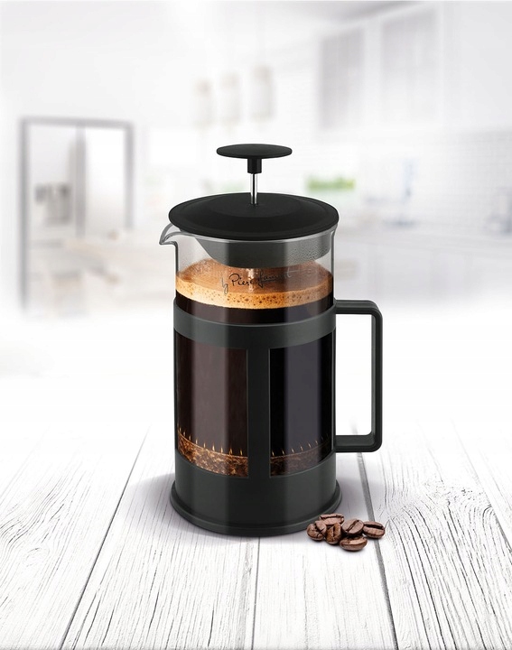 ZAPARZACZ TŁOKOWY FRENCH PRESS DO KAWY HERBATY 1L Pojemność 1000 ml