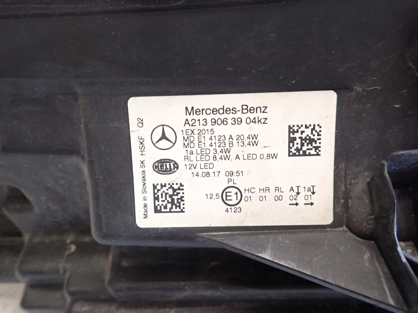 light front front left MERCEDES E-KLASA W213 2016- FULL LED A2139063904