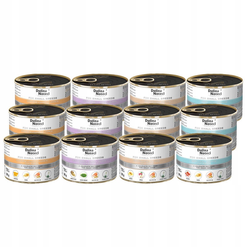 Levně Mokré krmivo pro psy Dolina Noteci Premium mix 12 x 185 g