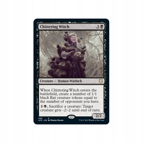 Mtg Chittering Witch (Rare)
