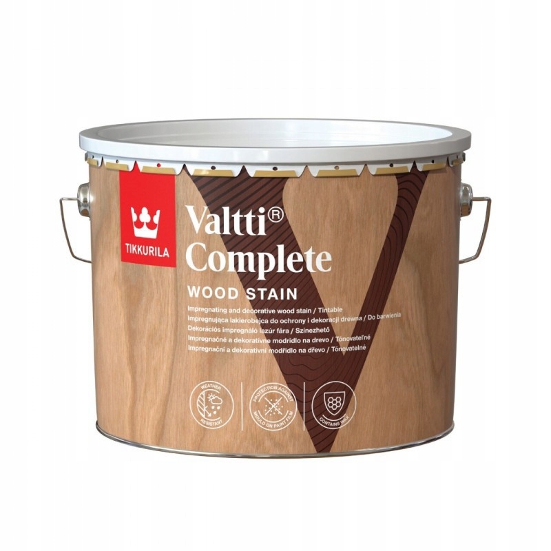 Matný Lak Tikkurila Valtti Complete Lakobejca 2,7 L Barvy