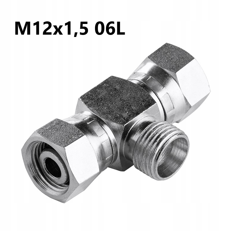 Trójnik hydrauliczny ABA M12x1.5 06L