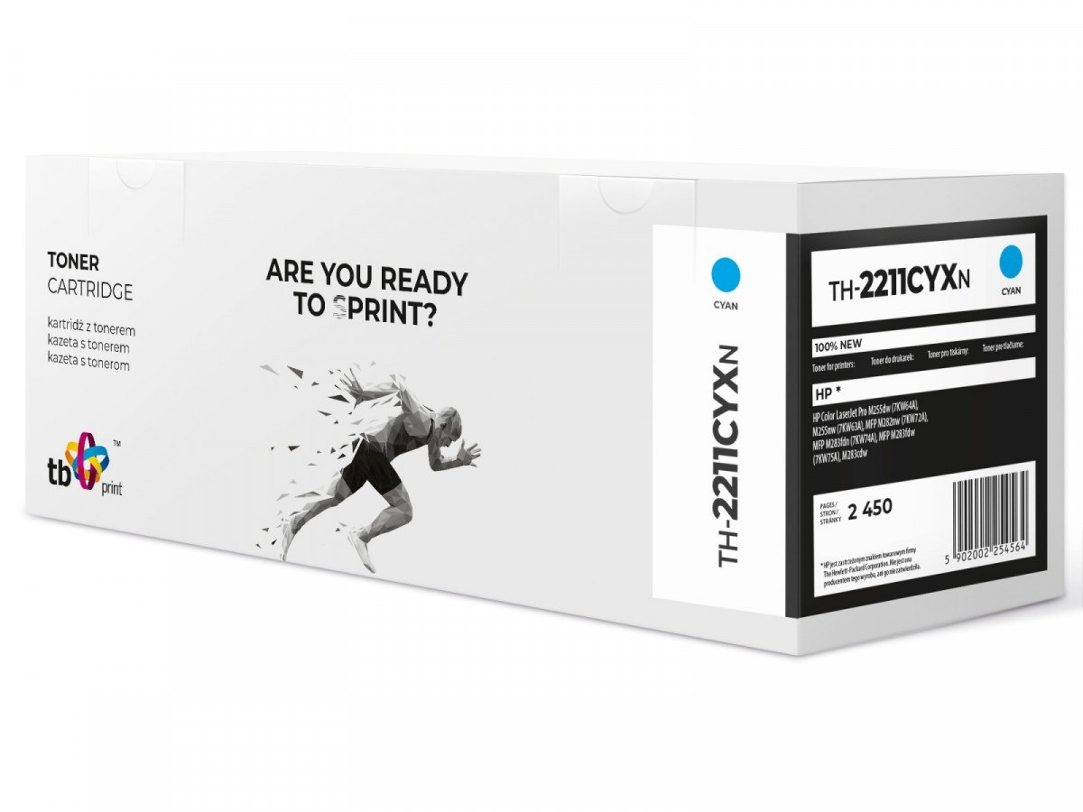 Toner pro Hp Color Lj Pro M255 W2211X TH-2211CYXN 100% nový Cy