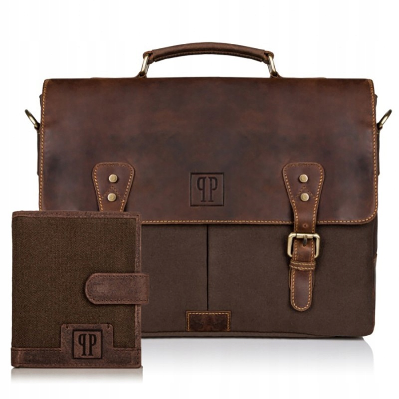 Pánská taška přes rameno pánská peněženka dárková sada pro muže