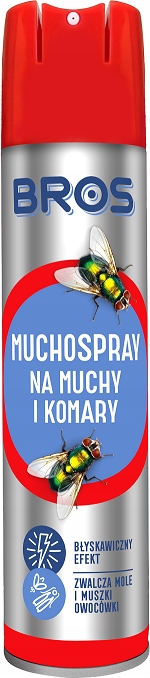 

Bros Muchospray aerozol na muchy komary 250 ML.