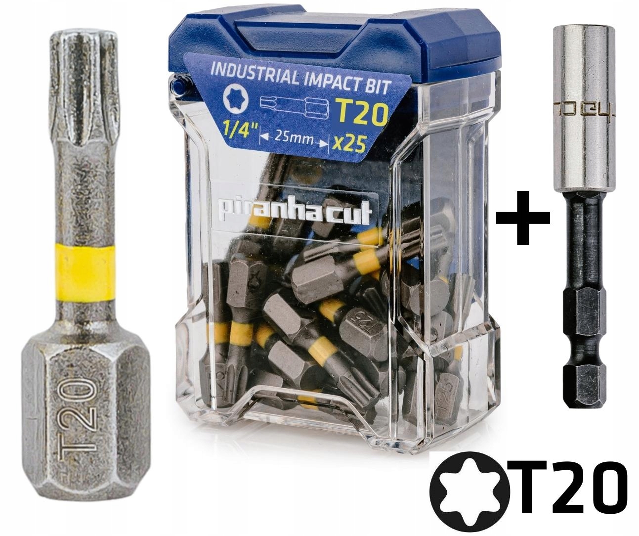 

PiranhaCut Bit końcówka udarowa impact T20 25mm