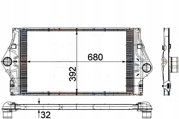 BEHR HELLA INTERCOOLER RENAULT LAGUNA 2,2 Producent części Behr Hella Service