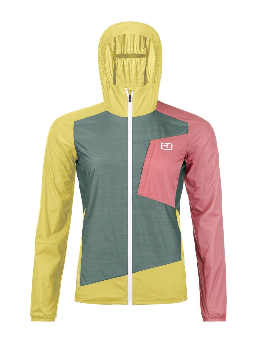 Kurtka Damska Ortovox Windbreaker Jacket M Arctic Grey Merino