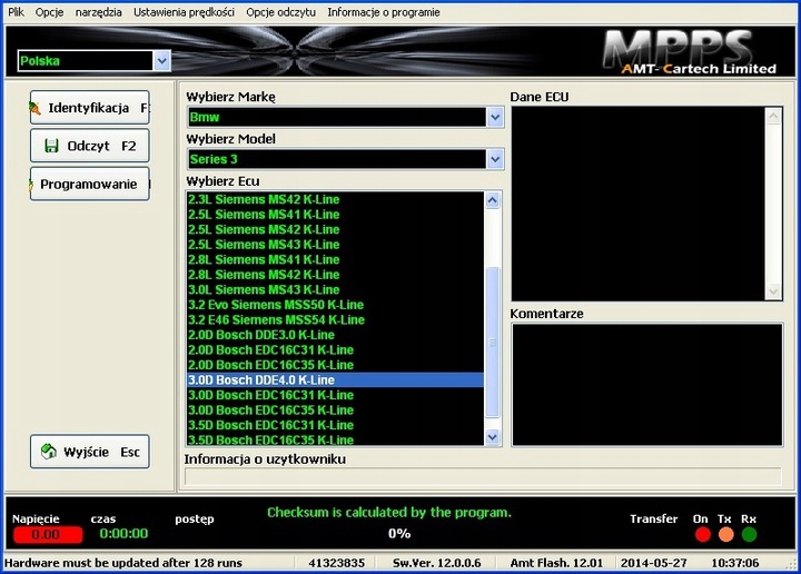 CHIP TUNING MPPS v16 K+CAN+UDS + DVD WSADY MAPY CAN DPF EGR FAP OFF Kod producenta MPPS16