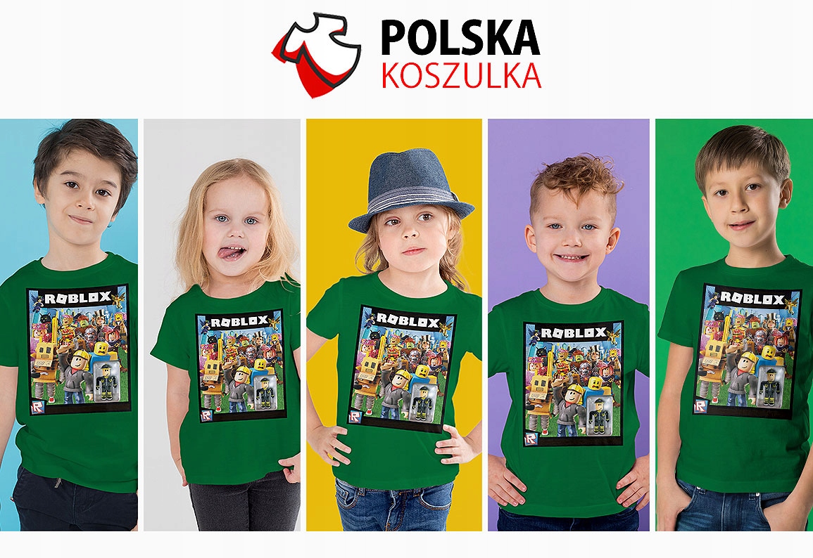 T-SHIRT KOSZULKA DLA DZIECKA ROBLOX 164 SUPER JAKOŚĆ Rodzaj gadżetu filmowy gamingowy książkowy, komiksowy muzyczny