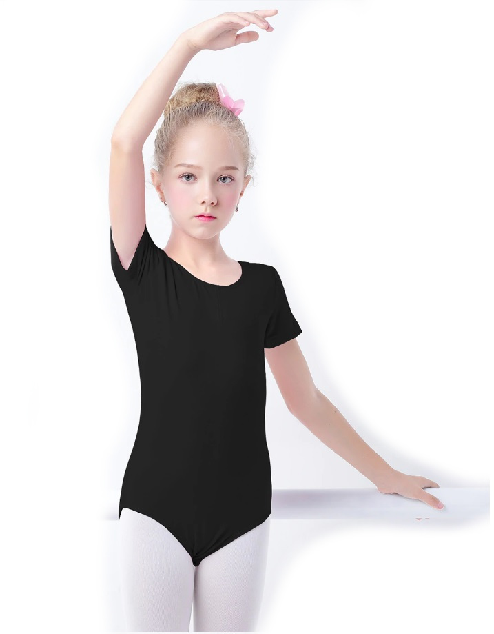 Body Gimnastyczne Rozpinane Balet Taniec Czarne 164/170 Marka ASIS