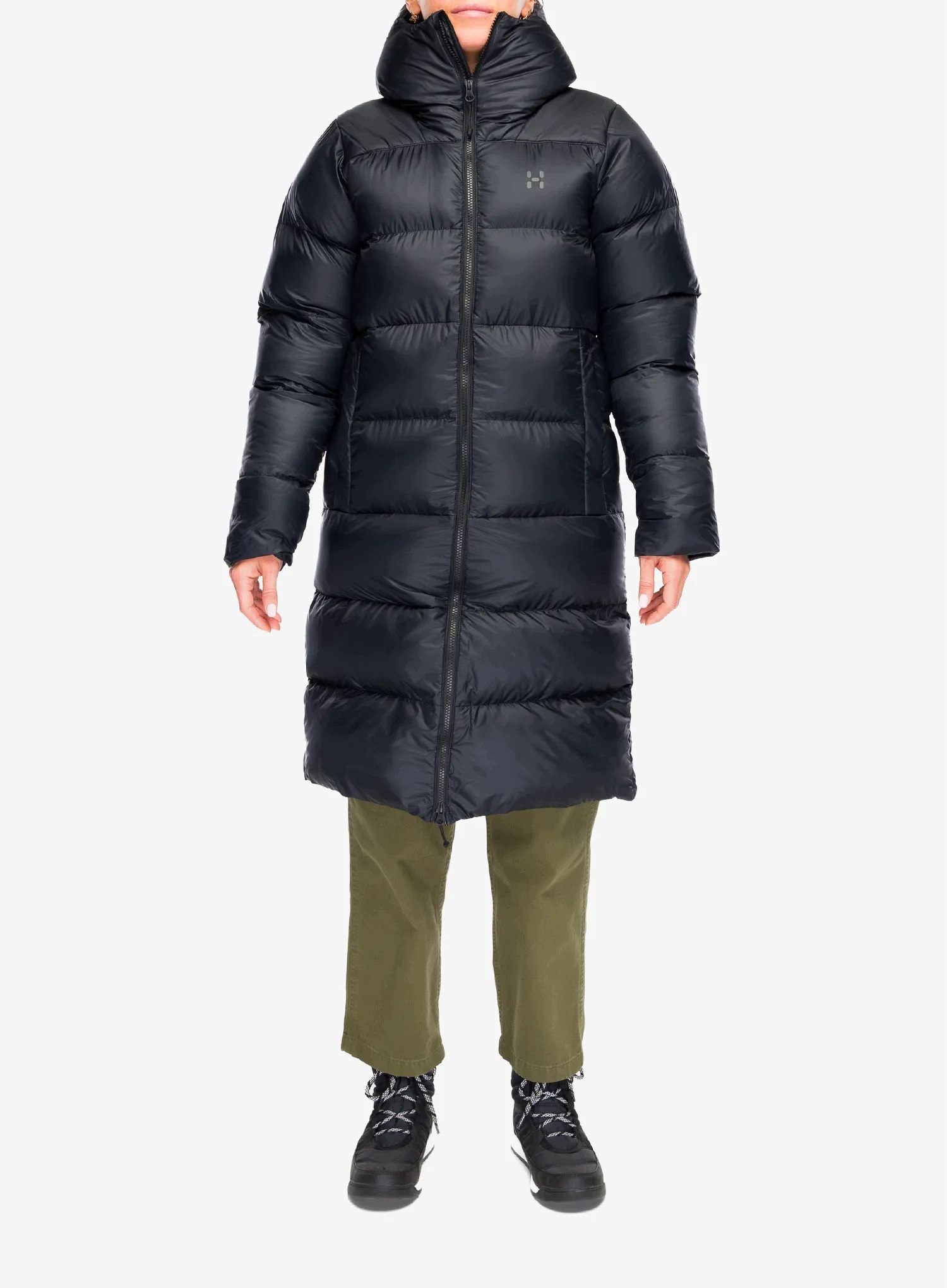 Parka zimowa damska Haglofs Long Mimic II Parka true black M