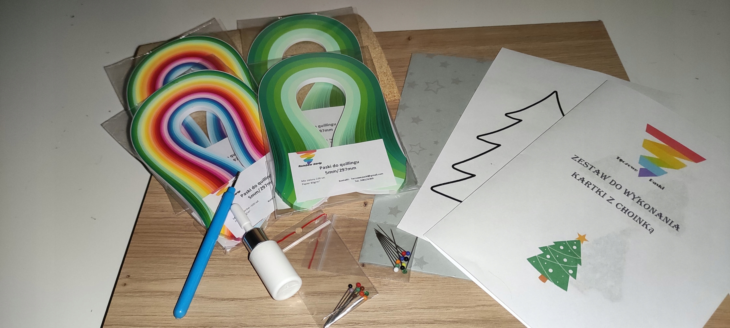 Quilling Zestaw Świąteczny Choinka 1100 Pasków 12768910501 Allegro.pl