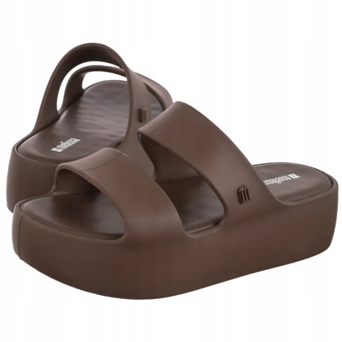 Dámské boty Nazouváky na platformě Melissa Free Line 37824 Hnědé