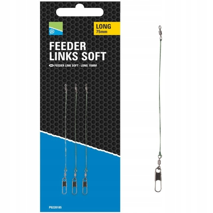 Łącznik Do Koszyka Zanętowego Preston Feeder Links Soft Long 75mm 3szt. P02